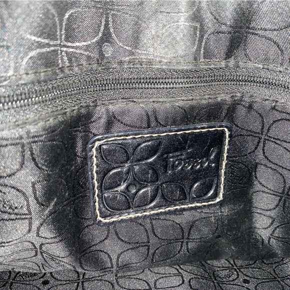 Fossil Black Leather Handbag - Picture 11 of 13